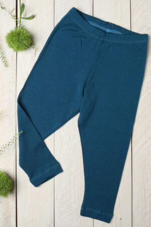 EKO Merino otroške legice PETROL MODRE od 86-116 EKO Merino otroške legice PETROL MODRE od 86-116