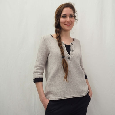 Preja iz eko bom, lan ALLINO orange 17 Preja iz eko bom, lan ALLINO orange 17