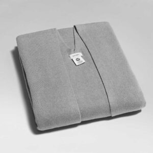 Pleteni plet iz 100% eko bombaža grey