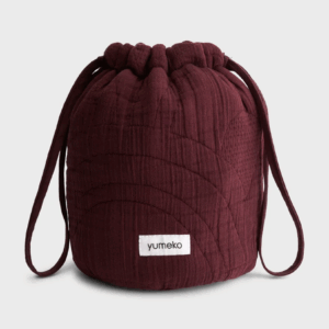 Toaletna torbica mošnjiček eko bombaž BORDO Toaletna torbica mošnjiček eko bombaž BORDO