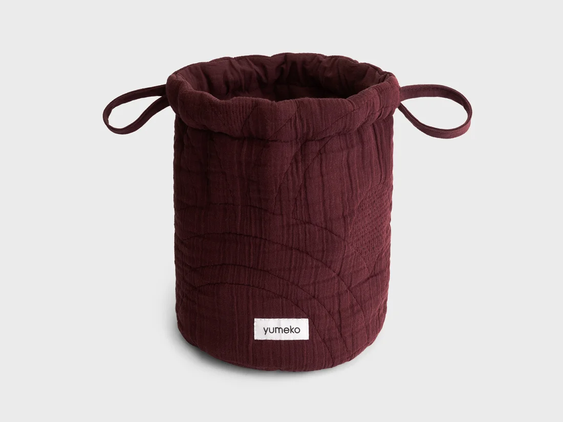 Toaletna torbica mošnjiček eko bombaž BORDO Toaletna torbica mošnjiček eko bombaž BORDO