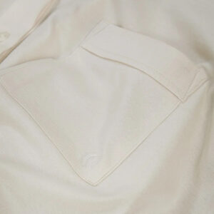 Zgornji del pižame iz eko bombaža, crem