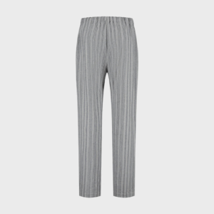 Spodnji del moške pižame iz eko flanele, siva črtasta Spodnji del moške pižame iz eko flanele, siva črtasta