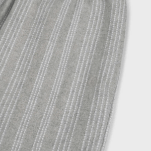 Spodnji del ženske pižame iz eko flanele, siva črtasta Spodnji del ženske pižame iz eko flanele, siva črtasta