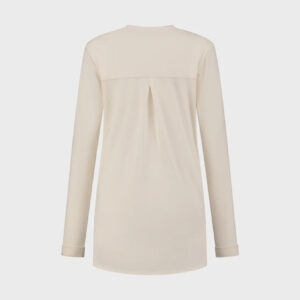 Zgornji del pižame iz eko bombaža, crem S