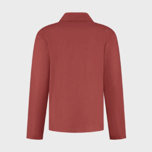 Zgornji del moške pižame iz eko flanele, rdeča