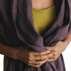 Šal iz 100% lana melancan Šal iz 100% lana melancan