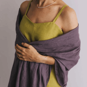 Šal iz 100% lana melancan Šal iz 100% lana melancan