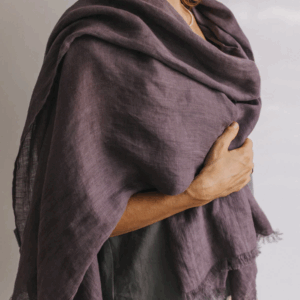 Šal iz 100% lana melancan Šal iz 100% lana melancan