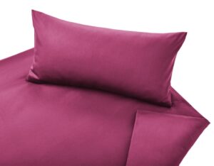 Posteljnina Classic saten sangria, več dimenzij