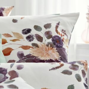 Posteljnina Herbstblumen saten, več dimenzij