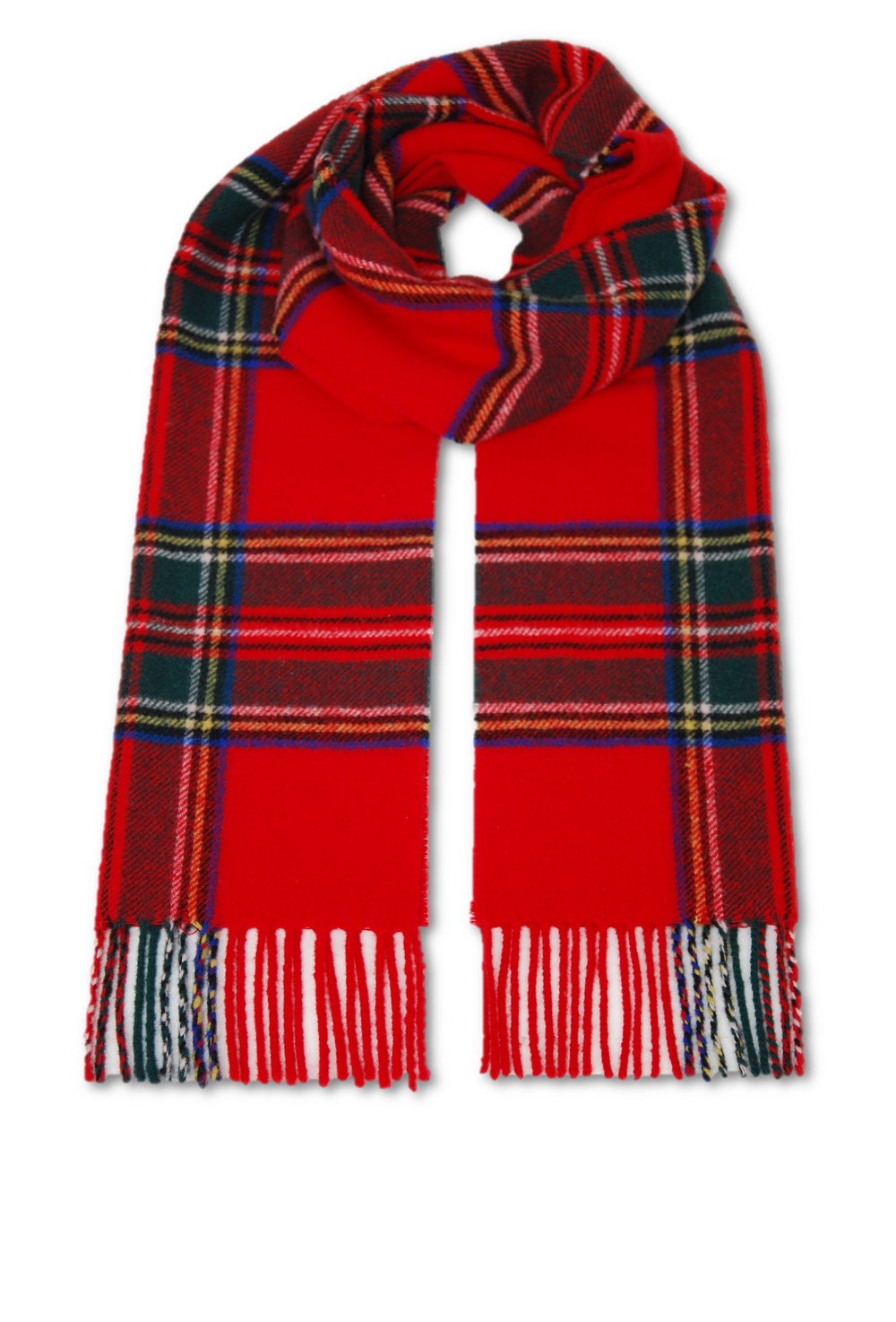 Šal iz 100% volne rdeč vz