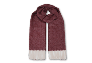 Šal iz 100% volne rdeč