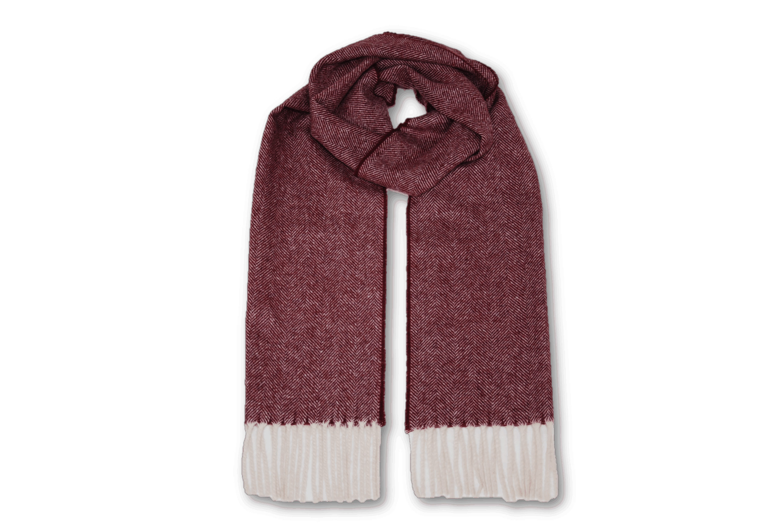 Šal iz 100% volne rdeč