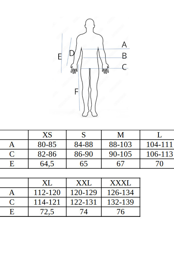 Moška majica brez rokavov iz 100% volne SIVA XS do XXXL