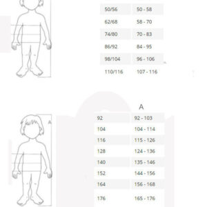 Otroška spodnja majica, navy volna, svila od 92-176