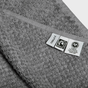 Brisača eko bombaž dots DARK GREY