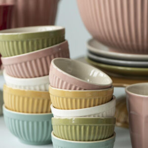 Set 3 skodelic coral almond