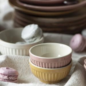 Set 3 skodelic coral almond