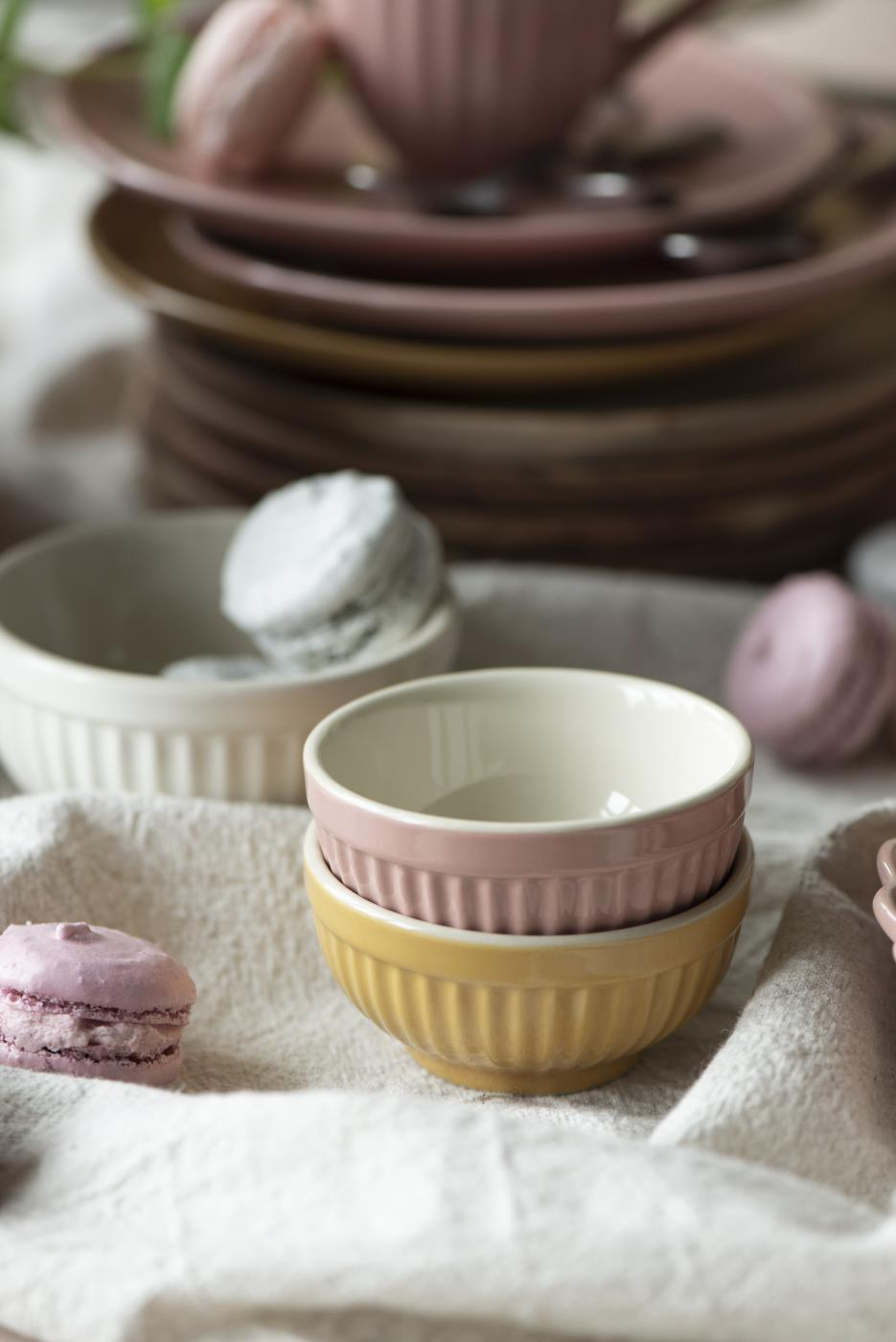 Set 3 skodelic coral almond