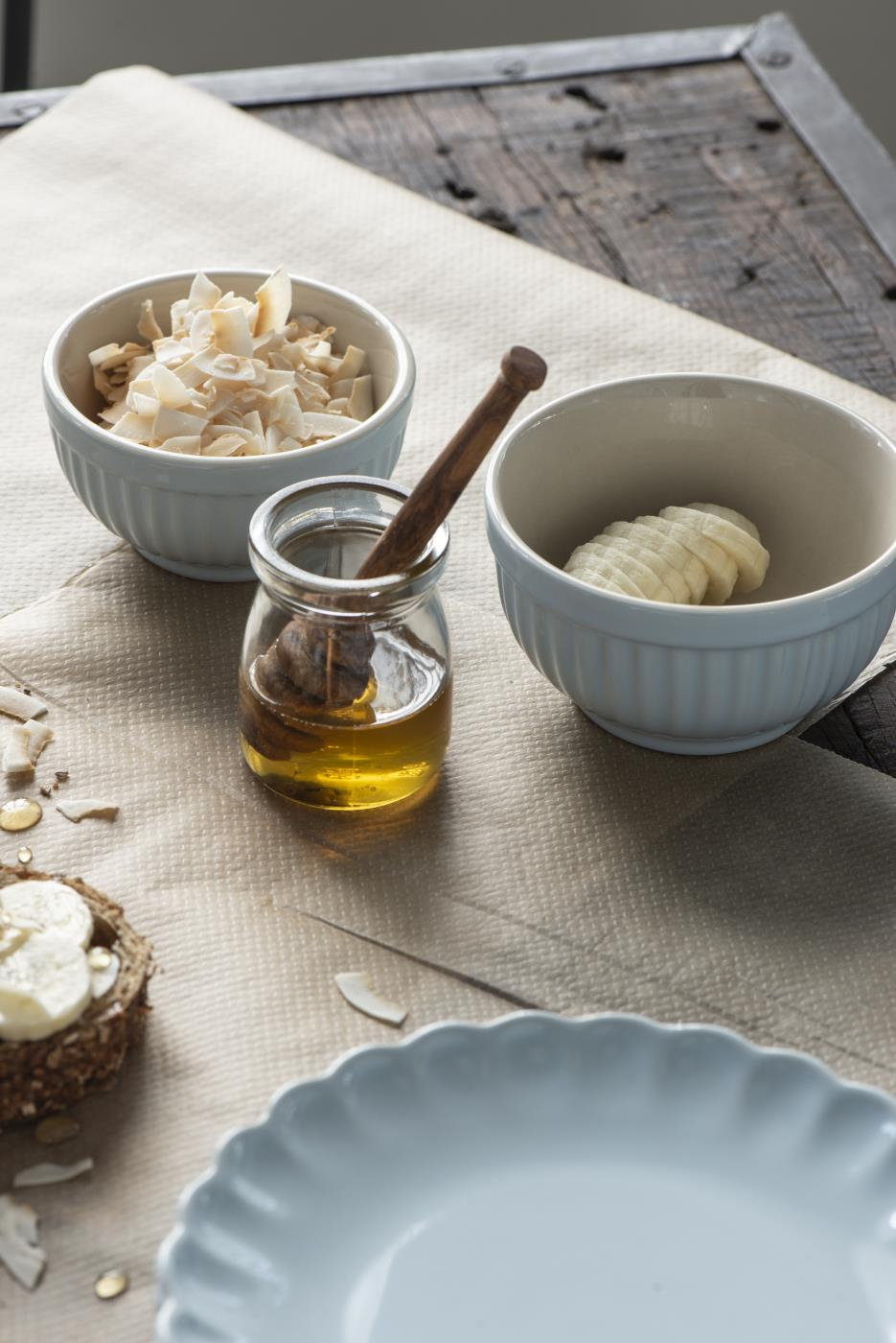 Set 3 skodelic butter cream