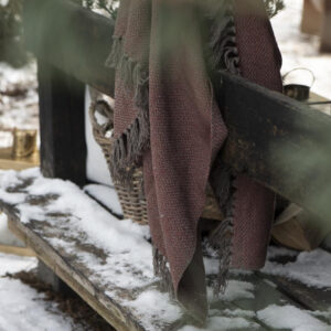 Deka 100% bombaž red brown