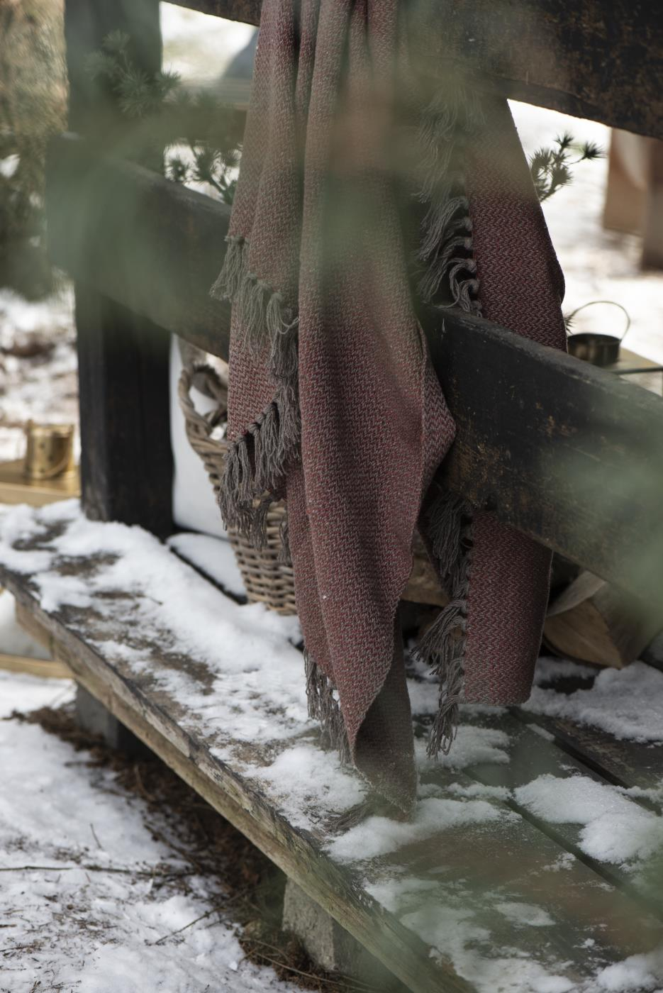 Deka 100% bombaž red brown