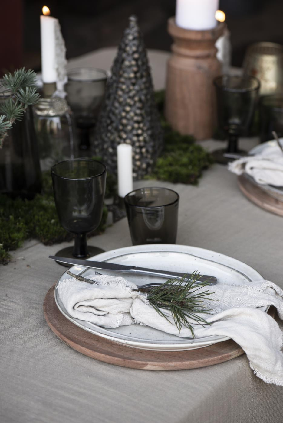 Krožnik nizek večji dinner natur