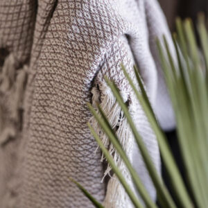 Deka 100% bombaž cream/coral