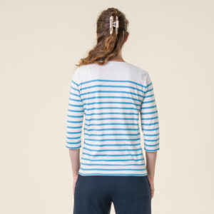 Ženska majica iz 100% eko bombaža črte XS Ženska majica iz 100% eko bombaža črte XS