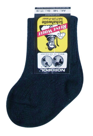 Eko nogavice otroške iz 100% volne vel. od 19-34 MODRE