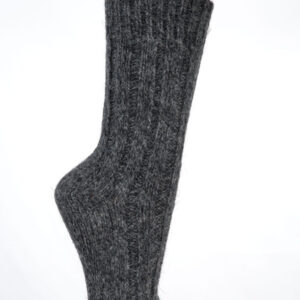 Eko nogavice z alpaka volno debelejše- svetlo sive