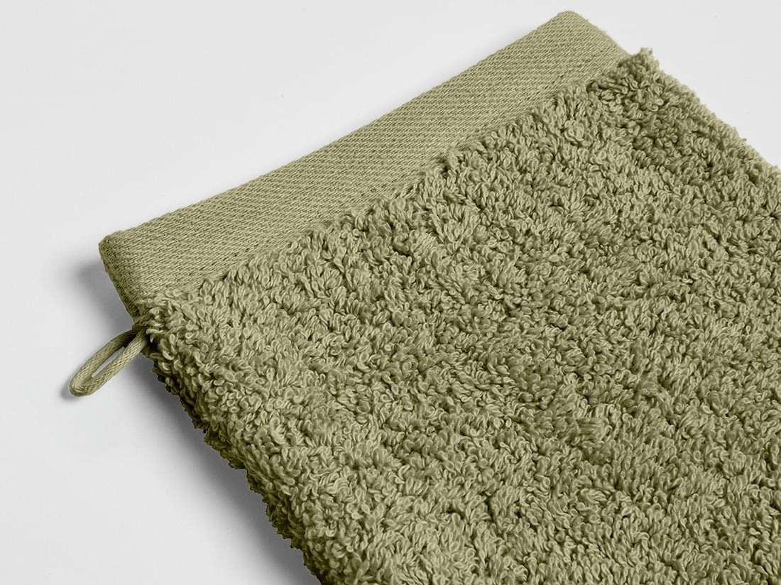 Rokavica za umivanje 15x22 OLIVE GREEN