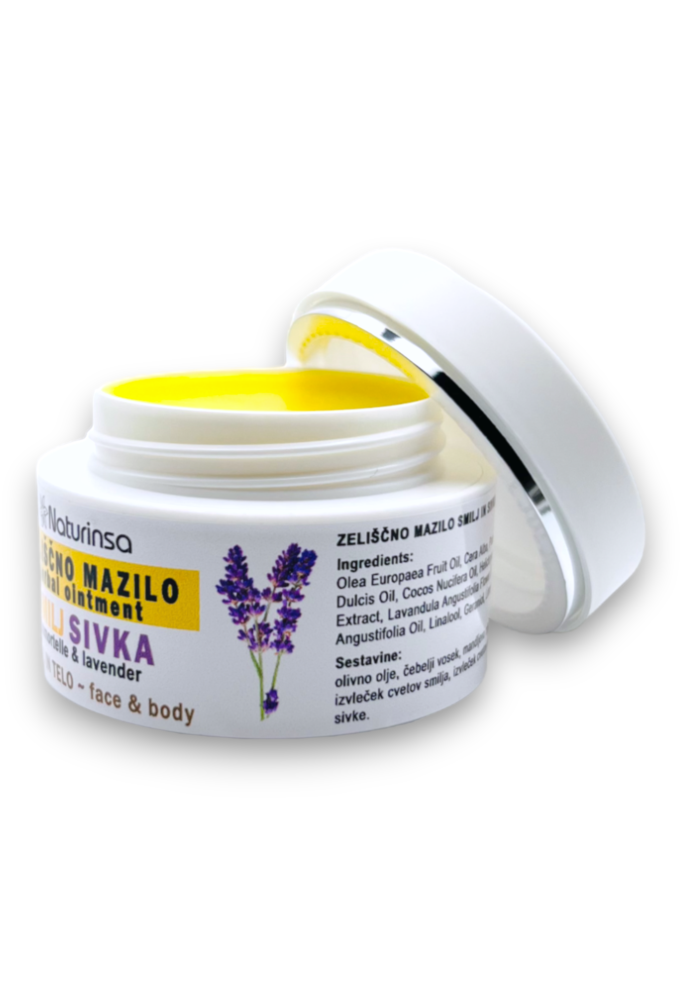 Zeliščno mazilo smilj, sivka