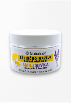 Zeliščno mazilo smilj, sivka